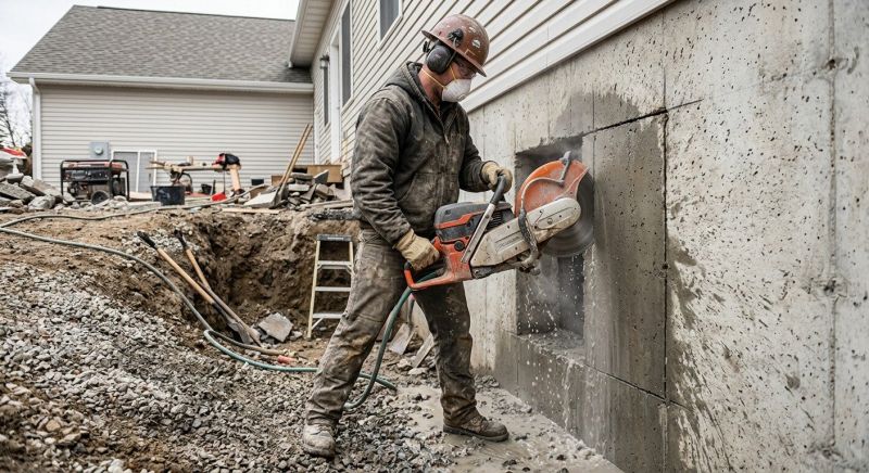 Basement Floor Sawing in Corpus Christi, TX