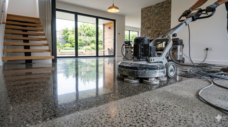 Concrete Basement Polishing in Corpus Christi, TX