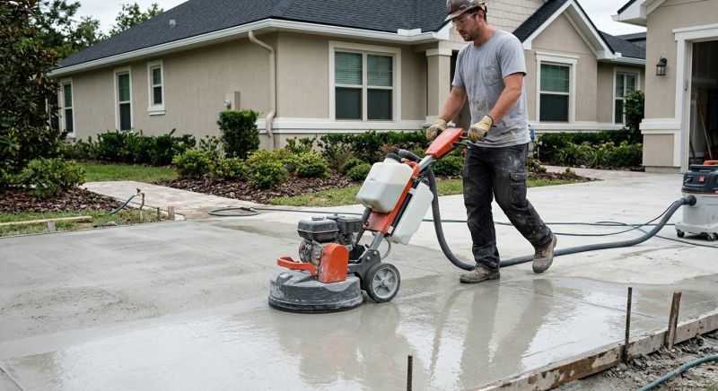 Driveway Concrete Polishing in Louisville, KY